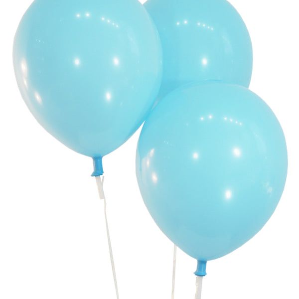 100pieces Of Light Blue Decorating Party Balloons