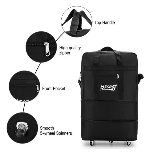 Collapsible Weightless Traveling Bag - Medium Size