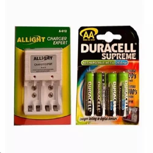 Supreme Aa Rechargeable Batteries With Allight Charger