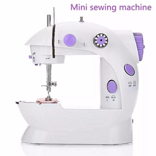 Desktop Sewing Machine Portable Crafting Mending Machine With 12 Built-in Stitches