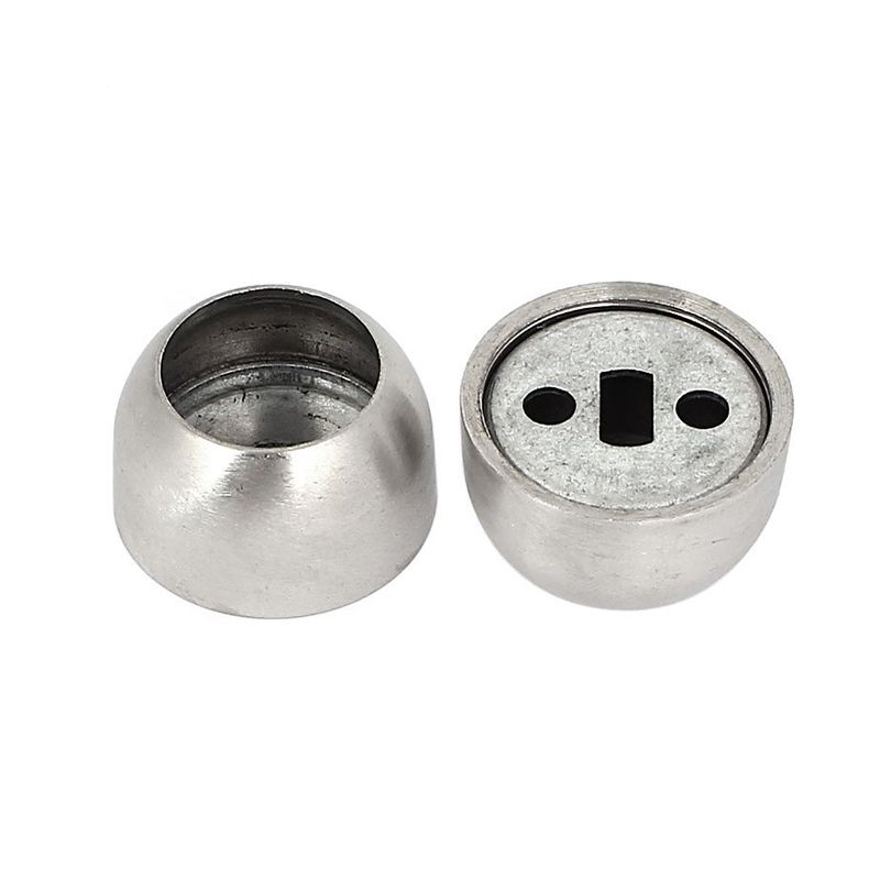 19mm Durchm Wardrobe Rod Flange Round Base Holder