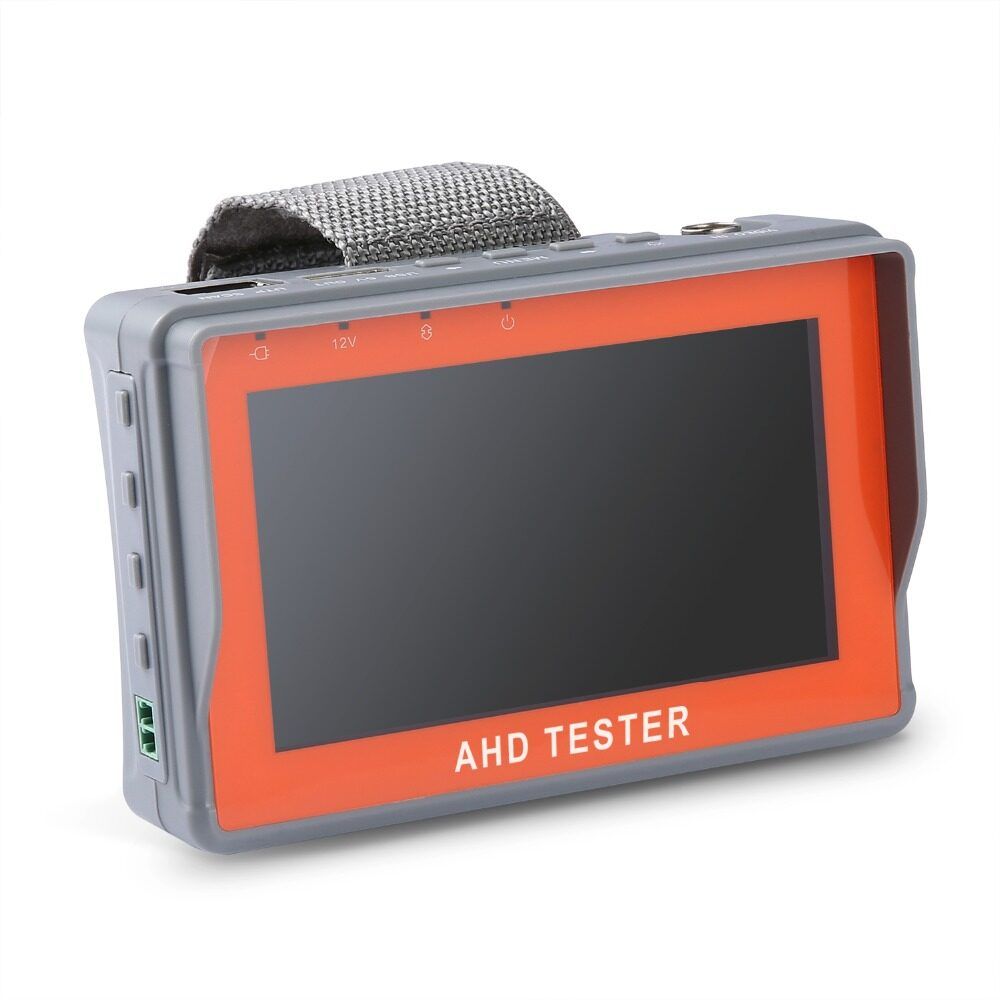 4.3 Inch HD AHD CCTV Tester AHD 1080P Camera Testing PTZ UTP Cable Tester 12V1A Output