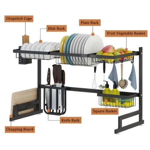 Stainless Steel Over Sink Kitchen Stand