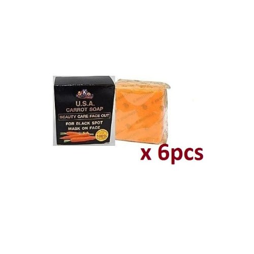 Beauty Care Soap - Carrot Face - 50g x 6pcs