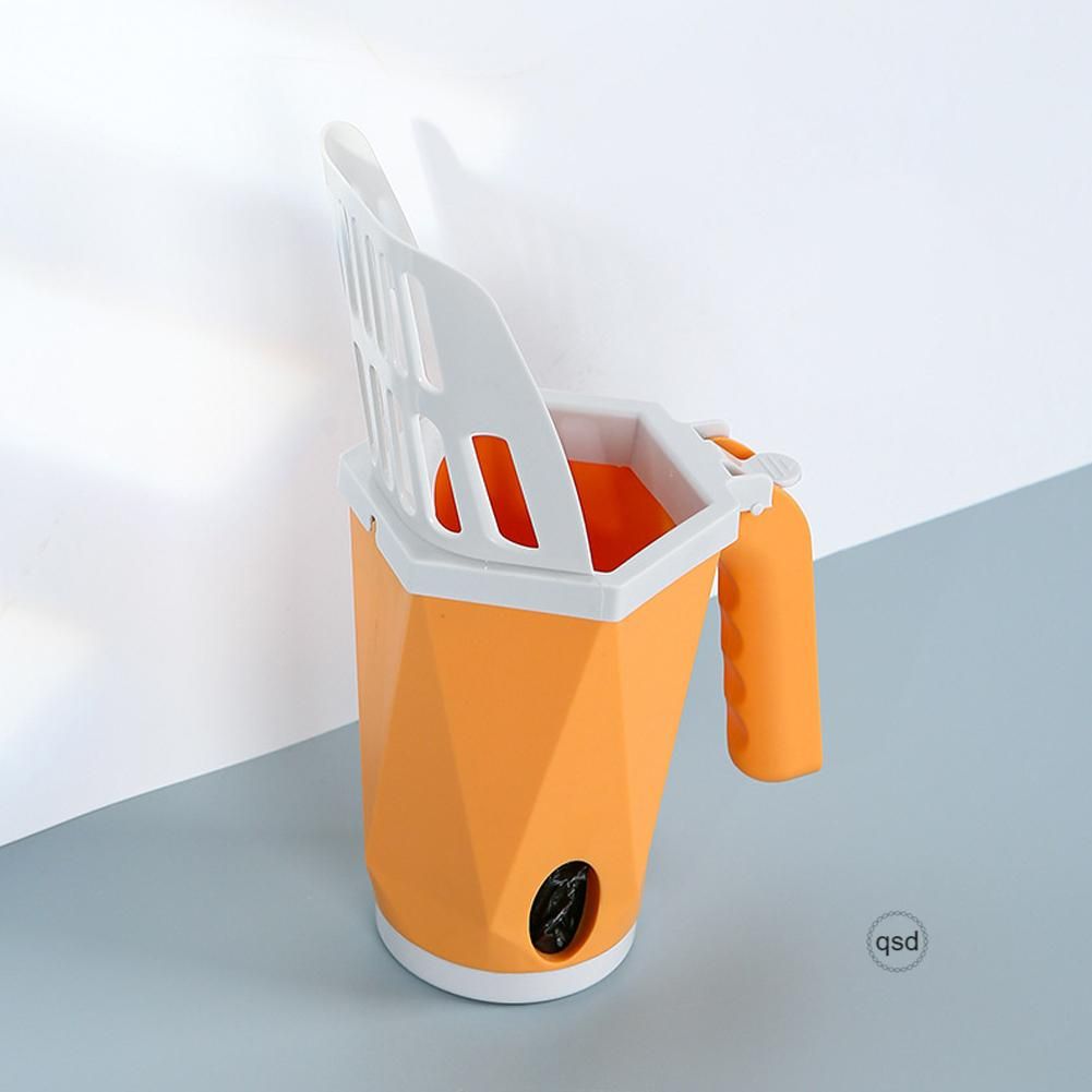 2-in-1 Cat Litters Scoop Integrated Litter Scooper With