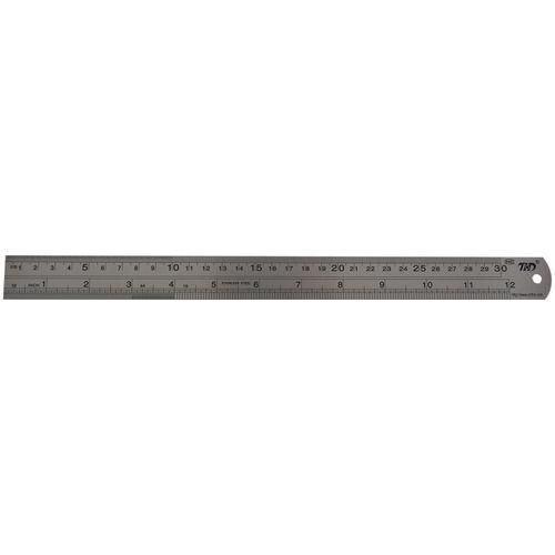 12 Inch Double Sided Metal Steel Measuring Ruler