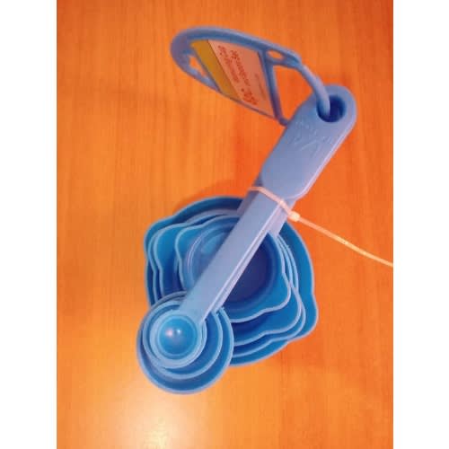 8 Pieces Measuring Cups And Spoon Set - Blue