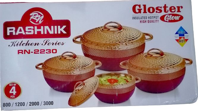 Insulated Serving Food Flask - 4 Piece Set