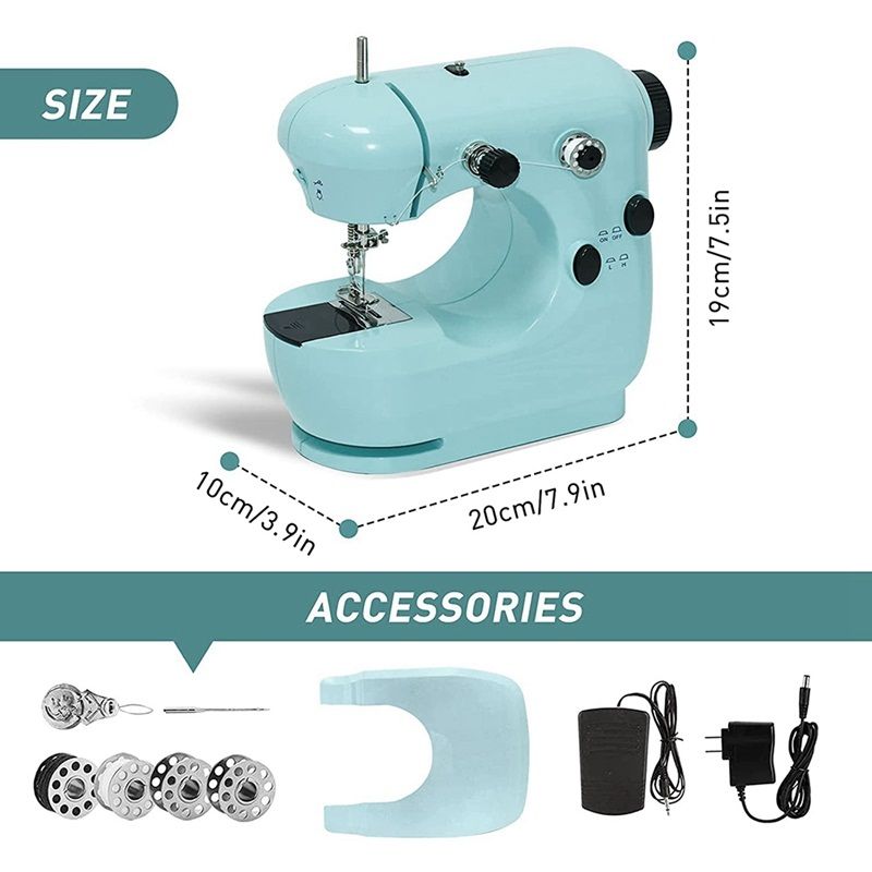 Portable Handheld Electric Sewing Machine + Extension Table