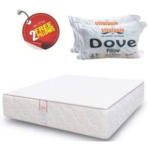 Mattress - 6*4.5*14" + 2 Dove Pillows - 75*54*14