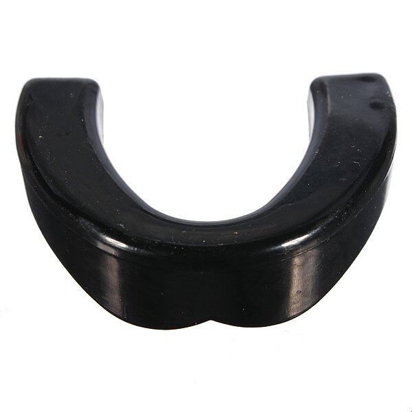Silicone Mouth Guards Stop Bruxism Sheild Tray Teeth Grinding Dental In Box Black (Intl) Black