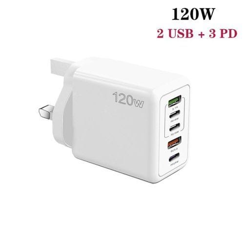 Wall Chargers For Charging Phones 5 In1 120w