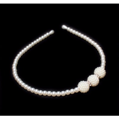 Bridal Pearls Headband Tiara