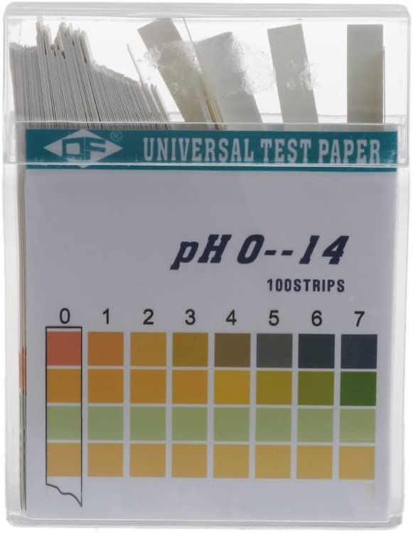 100 Strips 0-14 PH Indicator Test Paper