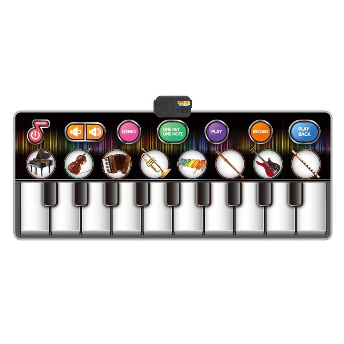 Piano Music Mat For Kids Waterproof Floor Piano Mat Musical