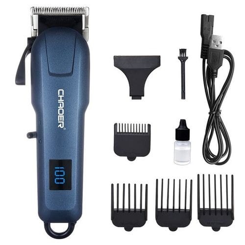 Chaoer Wireless Rechargeable Hair Clipper- Steel Blade