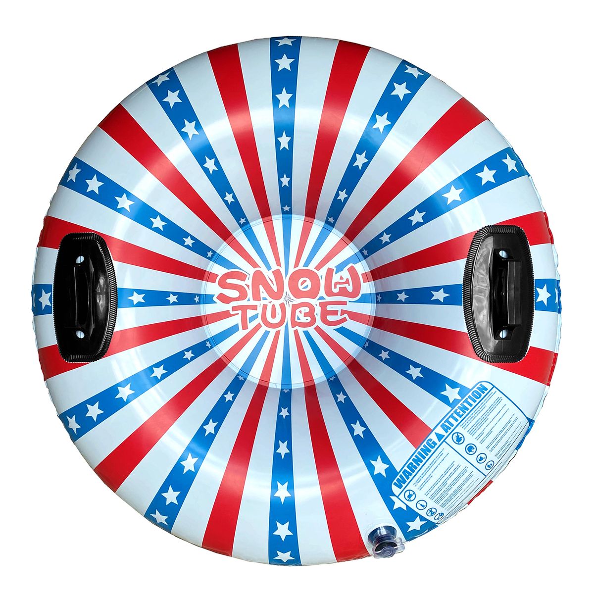 Inflatable Ski Ring PVC Sledding Tube Thicken Snow Tubing