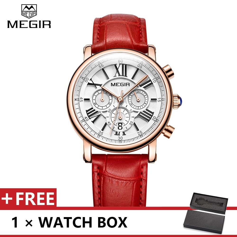 Top Luxury Brand Watch Famous Fashion Dress Cool Women Quartz Watches Waterproof Leather Wristwatch For Female