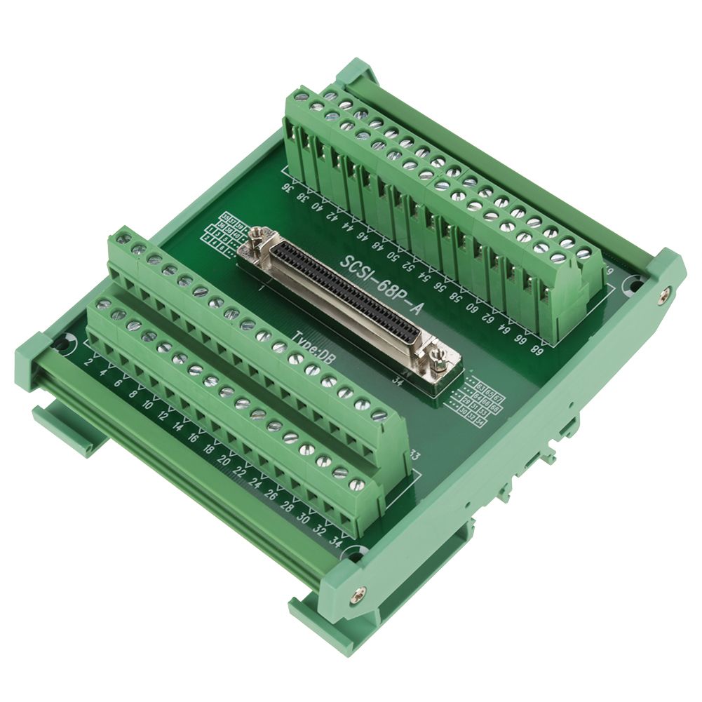 SCSI68 68-pin DB Type Female Connector Breakout Board
