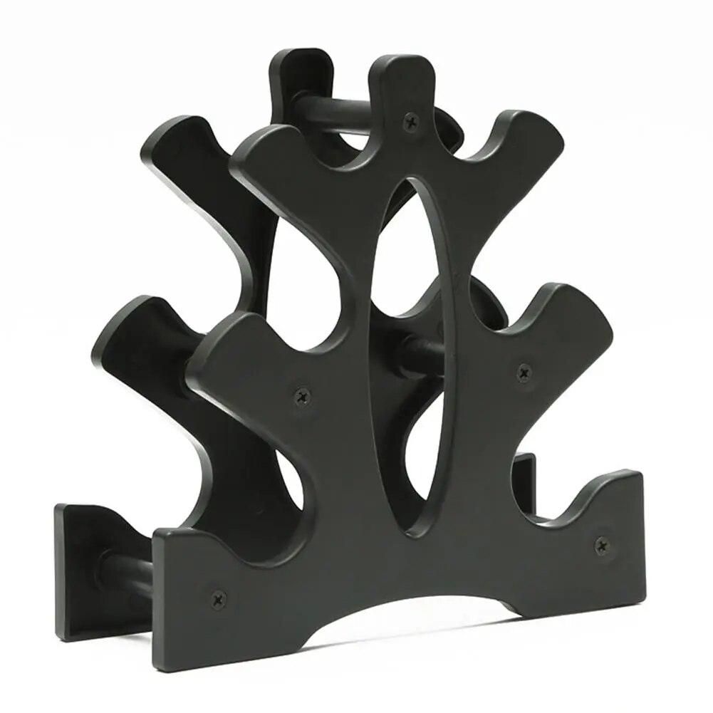 3-Tier Dumbbell Storage Rack Stand for Multilevel Hand Weight Tower Stand for Gym Organization