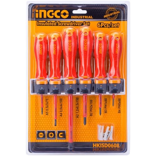 Insulated Screwdriver Set- 6pcs