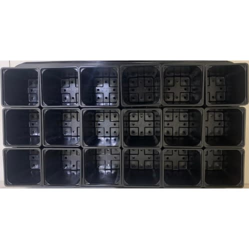 7cm Pots With Tray - 18 Pots