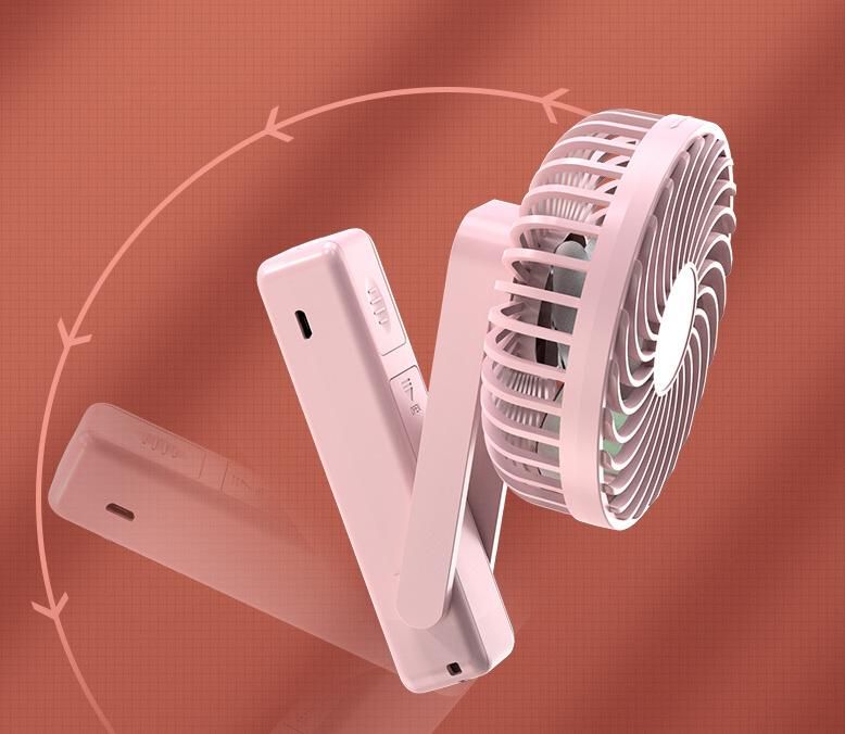 Small Fan Mini Handheld USB Folding Strong Wind Version