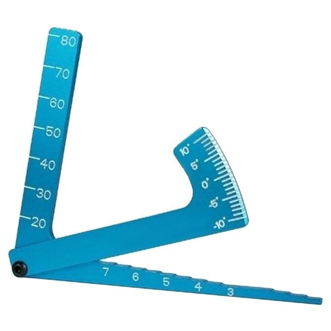 3 In 1 Aluminium Alloy Cars Auto Adjustable Measuring Angle-