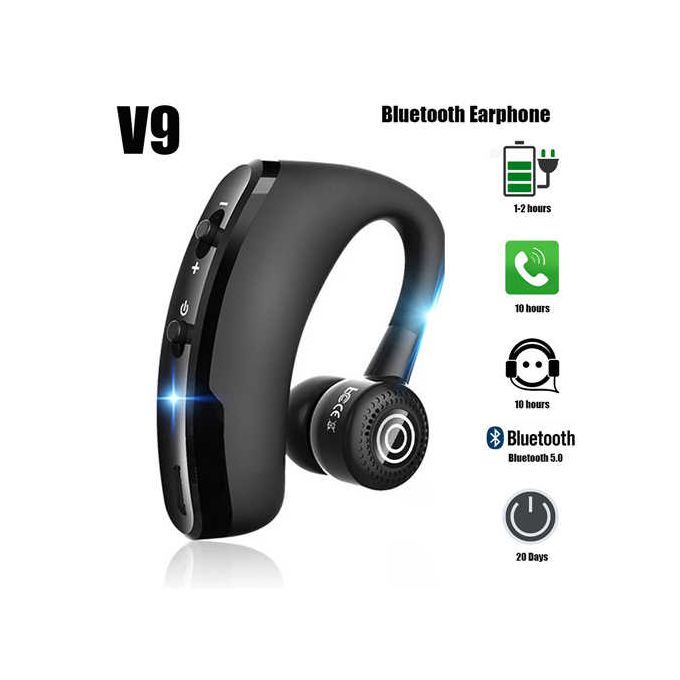 Bluetooth Earphones Wireless Headphones Handsfree Business Headsets With Mic Drive Call Sports Earphone For
