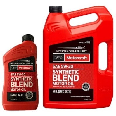 Ford Synthetic Blend Motor Oil 5w-20(combo Package) - 6litres