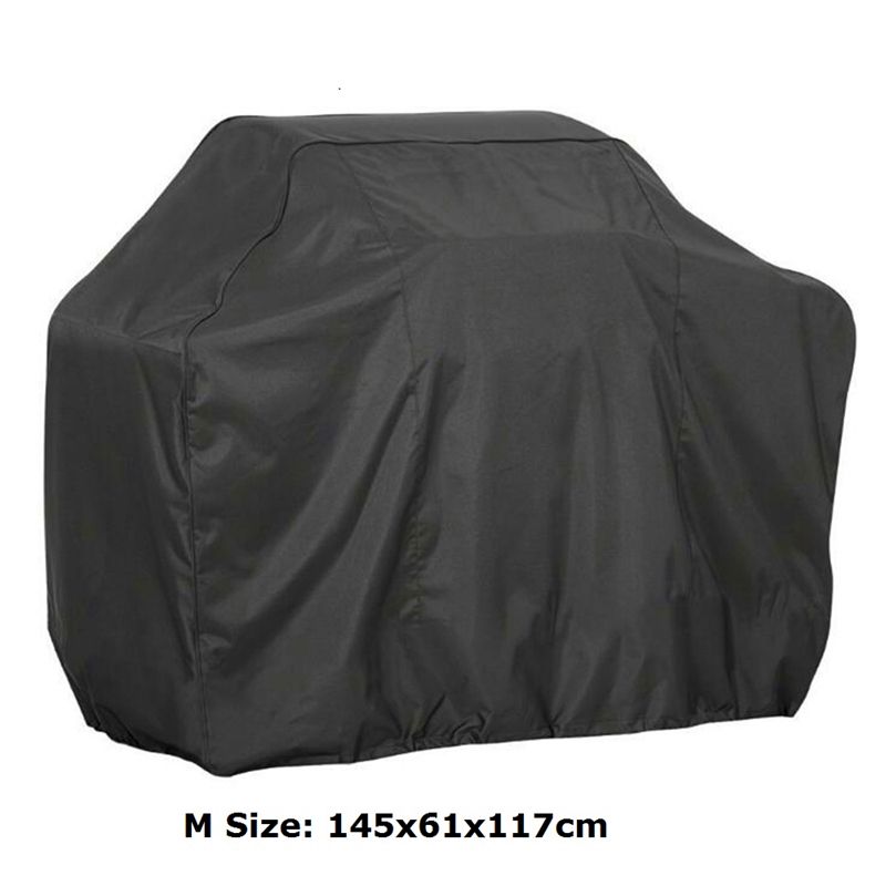 Large Barbecue Grill Cover Heavy Duty Waterproof Weber 190T 210D Bbq Grill Cover Speaker Grill-Cover Dust-Proof Tool Accessories