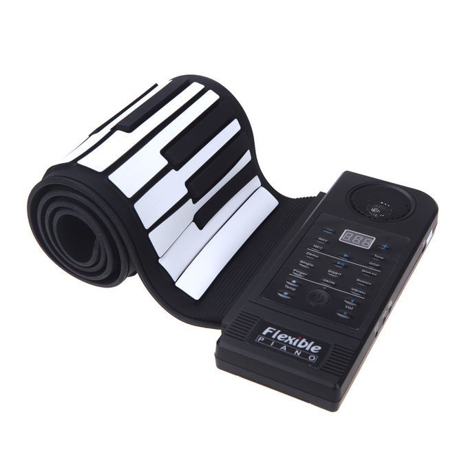 61 Key Electronic Piano Keyboard Silicon Flexible Roll Up