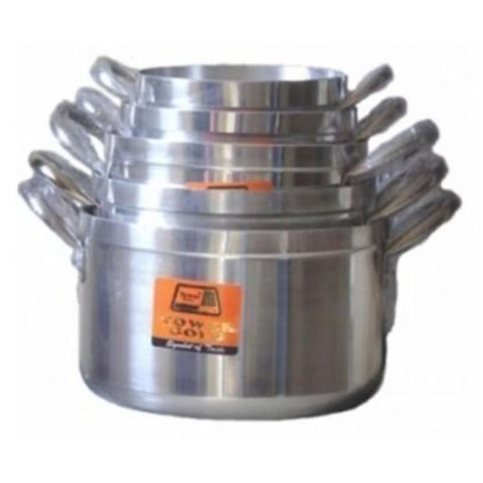 Set Of 5 Tower Aluminium Cooking Pot
