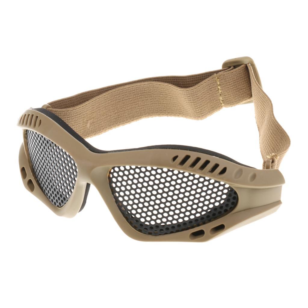 No Fog Wire Mesh  Safety Glasses Eye Protect CS Mud