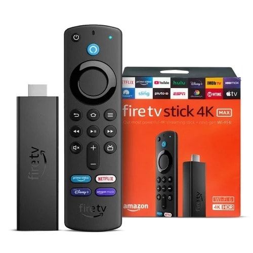 Fire Tv Stick 4k Max Wifi 6 With Alexa Control - Black