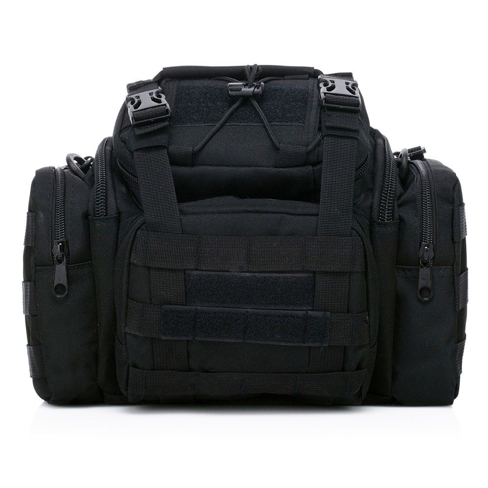 Waterproof Tackle Bag Sea Carp Fishing Case Sack Carryall Waist/Shoulder Hunting-Black