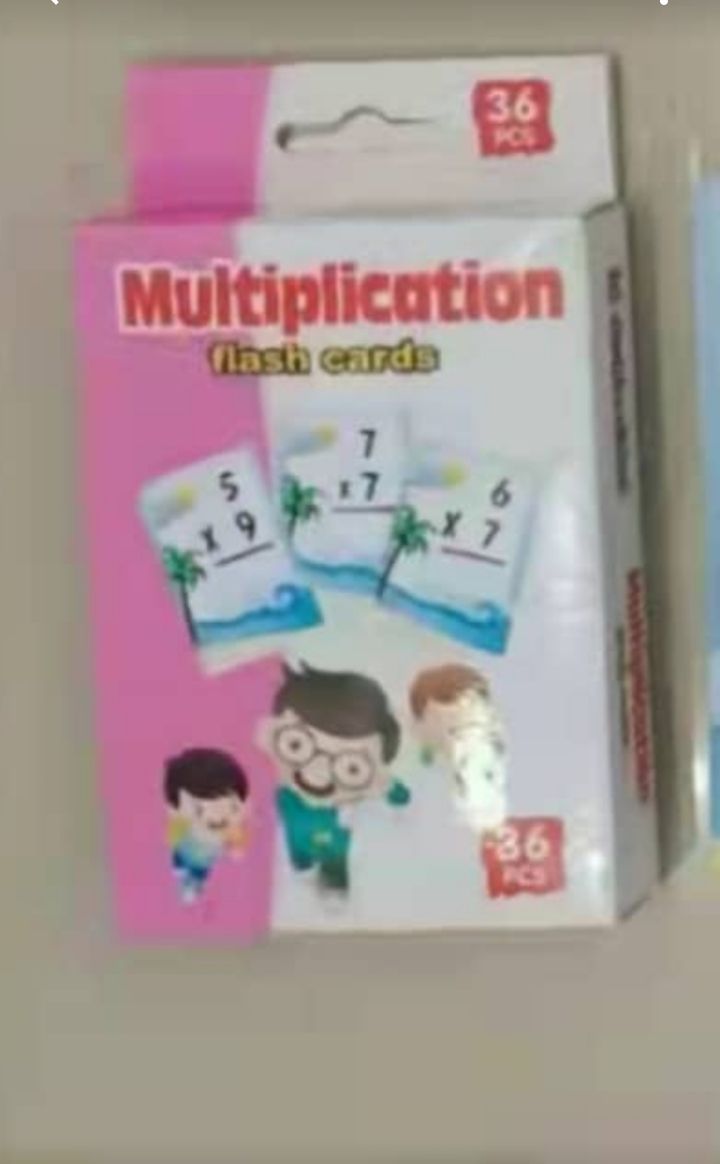 Kids Mathematics Early Learning Flash Cards Cognition - Multiplication