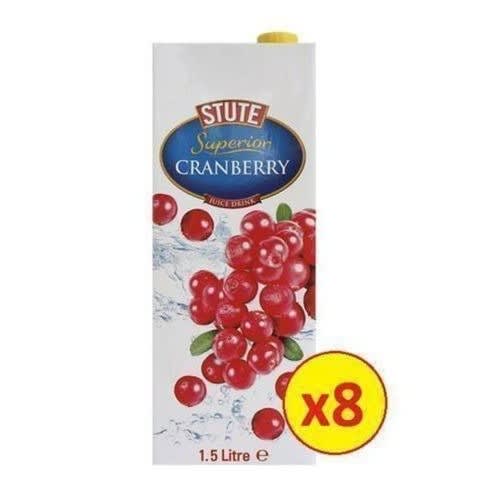 Superior Cranberry Juice -1.5L - Pack Of 8