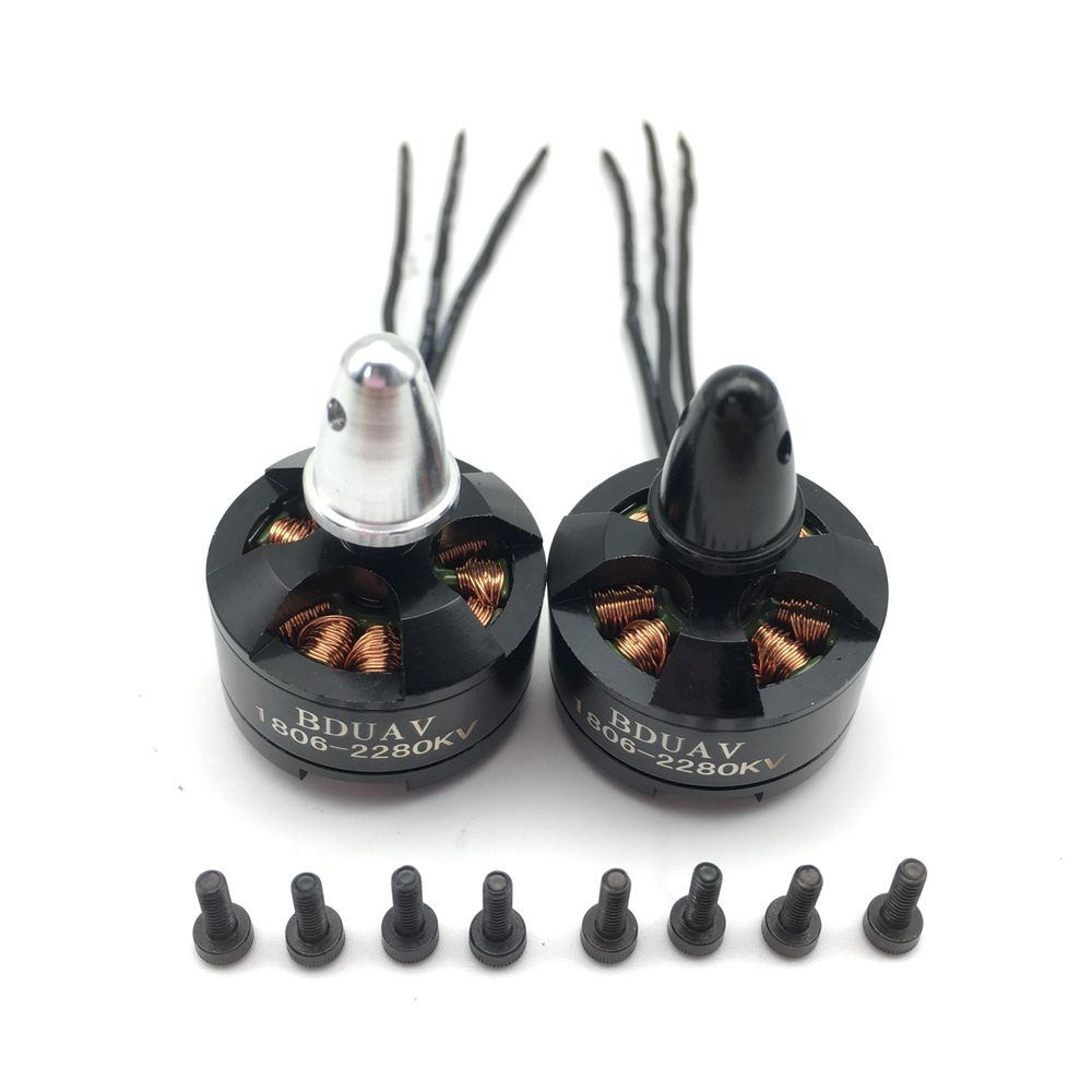 1pcs 1806 2280KV Clockwise CW CCW Brushless Motor Mini Multi-rotor Motor For 250 Across FPV 260 RC Aircraft