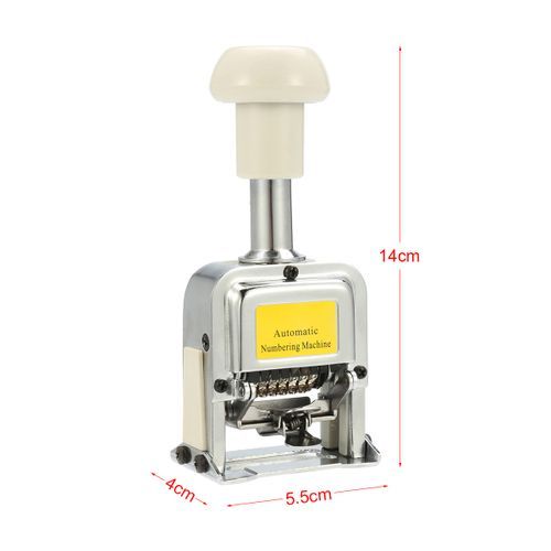 Self Inking 7 Digit Cap Stamping Automatic Numbering Machine Stick St