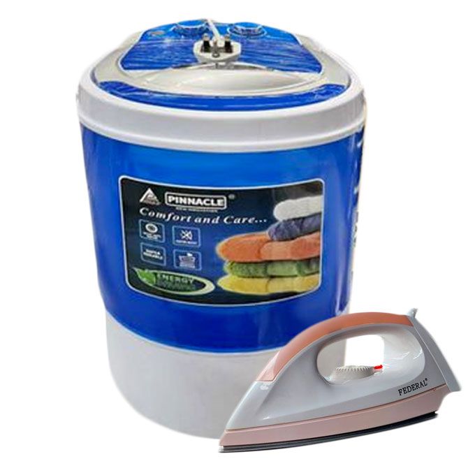 5kg Tub Washing Machine (PWM-706)  + Free Dry Iron