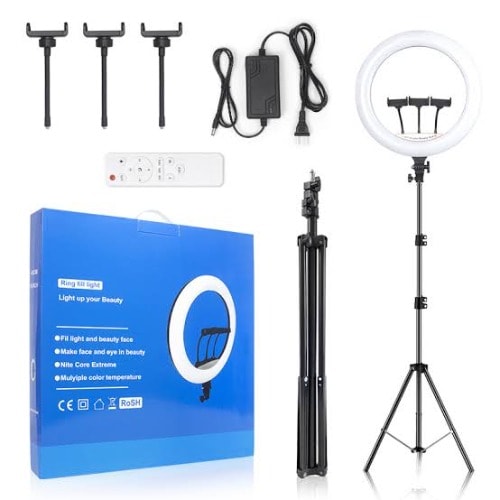 LED Ring Light - Tripod Stand + Remote -18 Inches -Ljj 45