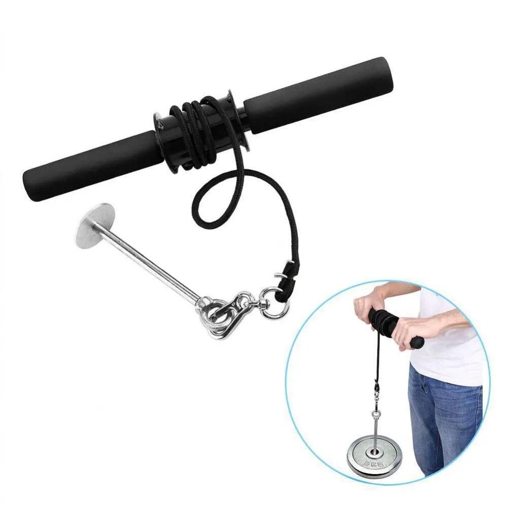 Forearm Wrist Blaster Roller Trainer Arm Triceps Strength Trainer Power Weight Lifting Rope Gripper Strengthener Equipment
