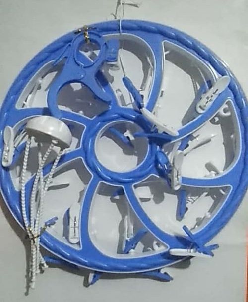 1 Multi Purpose Hanger +24 Clips+Free Detergent "Cloth Dryer