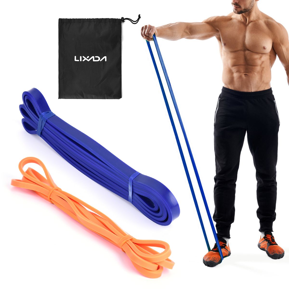 2PCS Resistance Loop Band For Yoga Strength Training