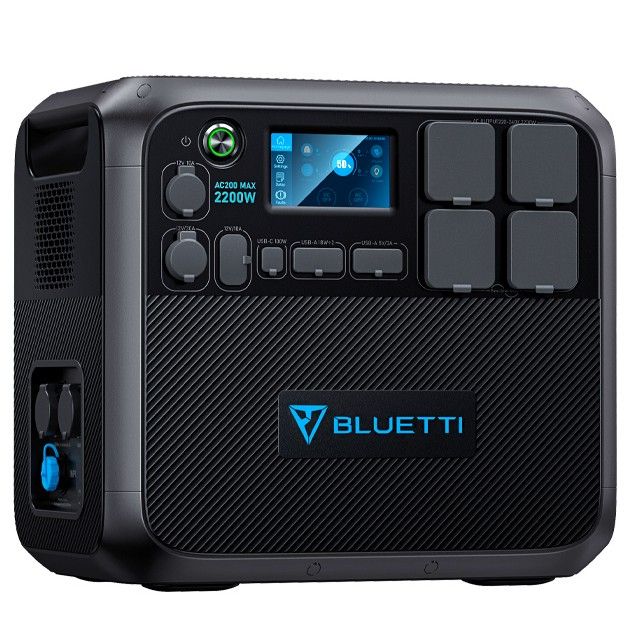 AC200MAX 2048Wh/2200W LiFePO4 Solar Generator