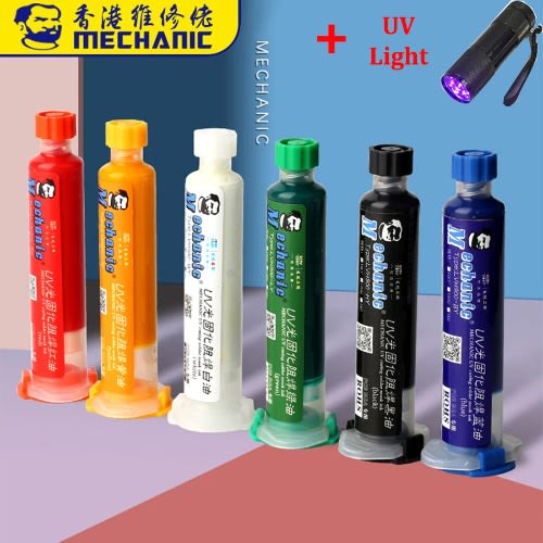 Uv Curable Solder Mask For Pcb Circuit Board Protection With Uv Light - 6 Colours