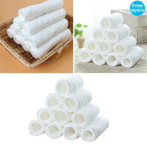 Ecological Cotton Washable Reusable Infant Baby Cloth Nappy Diaper Lin