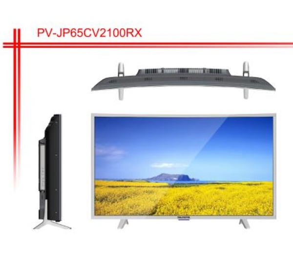 Polystar 65-inch Smart 4k Uhd Curved Tv - Pv-jp65cv2100rx