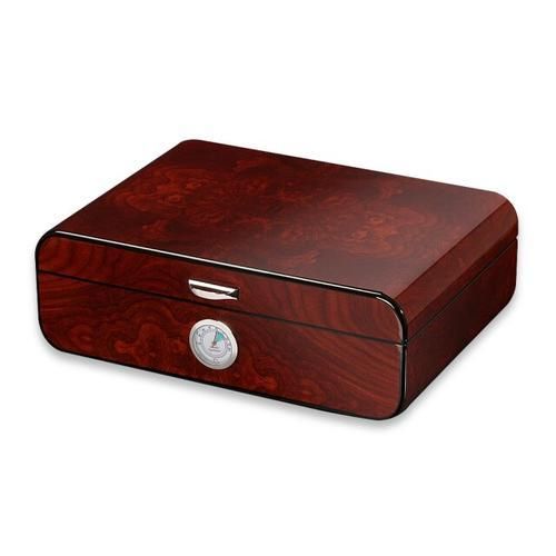 Cedar Cedar Home Cigar Humidor Box W/ Humidifier Hygrometer Fit About 35 Cigars Box Large Capacity Cabinet Humidor